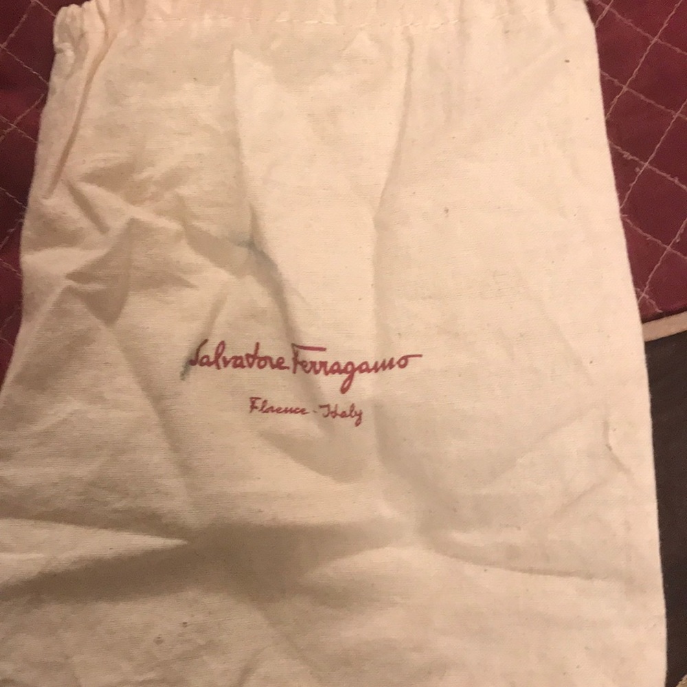 Authentic Salvatore Ferragamo  belt dust bag